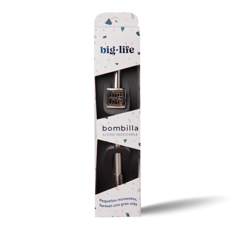 BOMBILLA ACERO INOXIDABLE CON DIJE- BIG LIFE