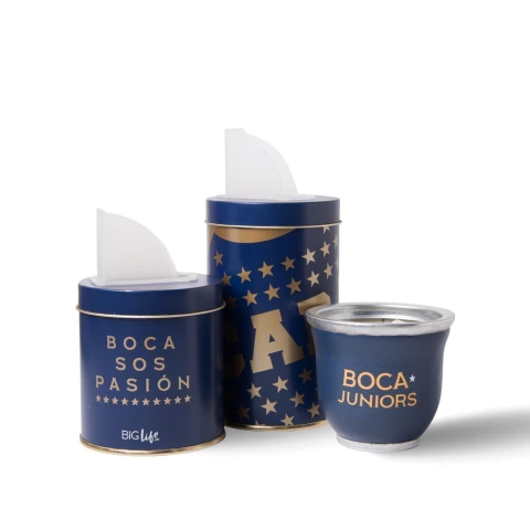 Set De Mate Boca Juniors