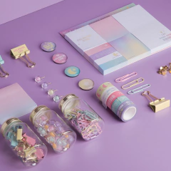 Set de oficina frascos Pastel - comprar online