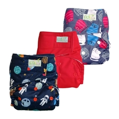 3 PACK ASTRONAUTAS