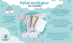 PAÑAL DE BOLSILLO PALU PLUMITAS - comprar en línea