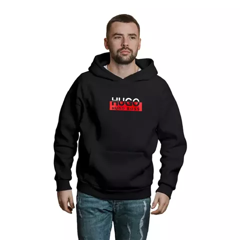 Blusa Moletom Hugo Boss Com Capuz Premium