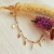 Pulseira com mix de pérolas e gotinhas