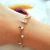 Pulseira com mix de pérolas e gotinhas