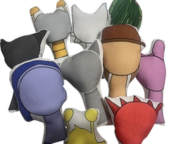 PELUCHES Dandy's World De Vellon De 25cm X 3 Unidades - REGALOS MOTEFI