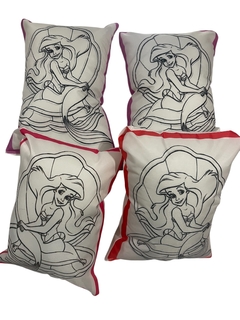 Souvenir LA SIRENITA almohada para pintar x10 en internet