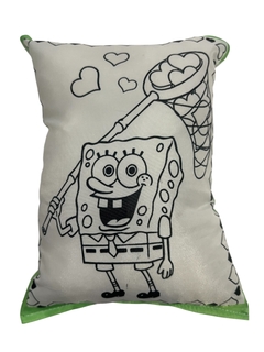 Imagen de Almohada BOB ESPONJA para pintar souvenirs