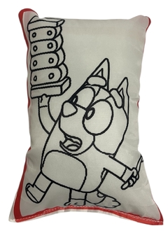 ALMOHADONES SOUVENIRS BLUEY de 20 x 14 cm - tienda online