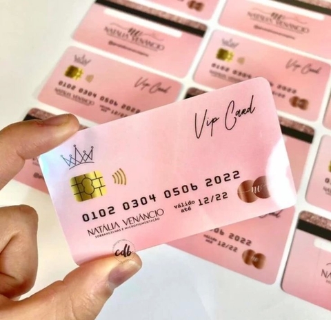 Cartão de PVC rígido 0,75mm 9x5