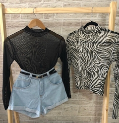 blusa de tule na internet