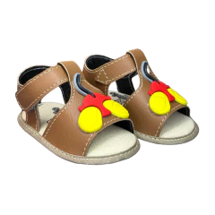 Chinela de Bebê Personagem (Marrom) - comprar online