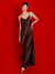 VESTIDO FELISA - CHOCOLATE