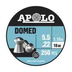 BALINES APOLO DOMED CAL. 5,5 X 250 UNIDADES en internet