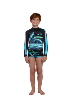 Blusa Igor tubarao siri kids