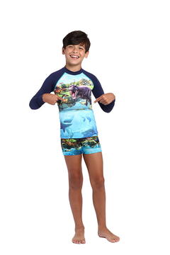 Blusa Lucca Dinossauro Siri kids