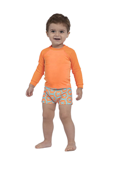 Blusa Proteção Laranja Baby Siri Kids
