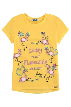 Camiseta Flamingo Kukiê - comprar online