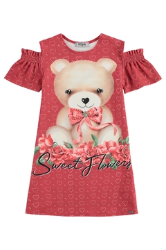Vestido Ursinha Kukiê na internet