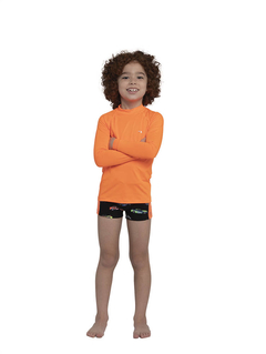 Blusa Proteção Laranja Baby Siri Kids - comprar online