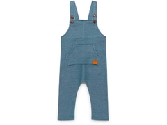 Jardineira Moletom Denim Dame Dos
