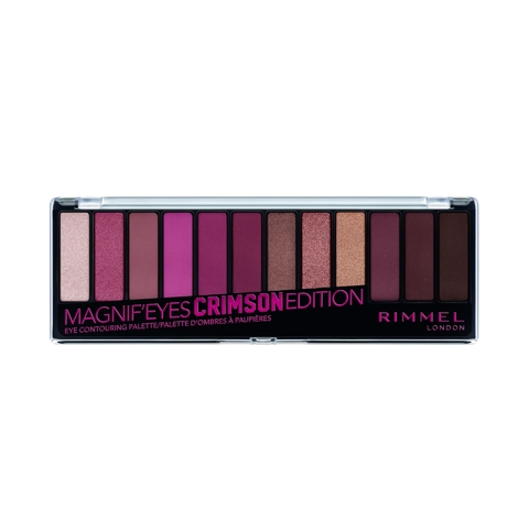 RIMMEL LONDON MAGNIFEYES EYESHADOW PALETTE 007 CRIMSON EDITION