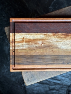 Tabla Line Grain con canaletas. - DM Diseños en Madera