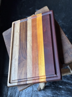 Tabla Line Grain con canaletas. - DM Diseños en Madera