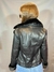 CAMPERA DE CUERO CON PIEL - comprar online