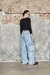 WIDE LEG CARGO BOLSILLO DELANTERO RIGIDO - kamanoclothes