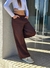 WIDE LEG CHOCOLATE - kamanoclothes