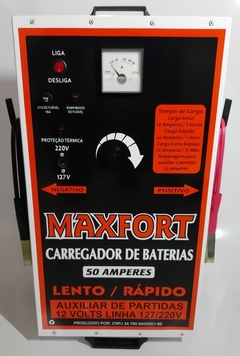 Carregador de baterias 50A. 12 volts 1 Relógio com seletor Modelo MX1 - comprar online