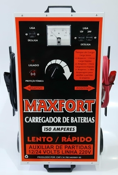 Carregador de baterias 150A. 12/24 volts 1 Relógio com seletor Modelo MX5