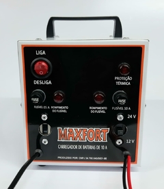 Carregador de baterias portátil 10A MX6 Maxfort - loja online