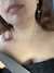 Choker estrelas madreperola