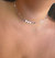 Choker medalhas retas