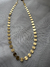Choker medalhas reta dourado