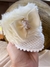 Sapatinho Botinha em Tricot Off-White - comprar online