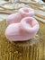 Sapatinho Rolinho em Tricot Rosa Bebê - comprar online
