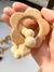 Mordedor em Madeira e Silicone Montessori - Flor - comprar online