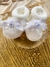 Kit Sapatinho em Tricot + Faixinha | Pluminha Branco - comprar online
