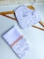 Kit Babador + Fraldinha Jardim dos Coelhos