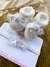 Kit Sapatinho em Tricot + Faixinha | Pluminha Branco