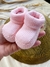 Sapatinho Dobrinha em Tricot Rosa Bebê na internet