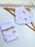 Kit Babador + Fraldinha Céu com Nuvens