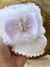 Sapatinho Botinha em Tricot Branco - comprar online