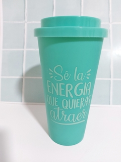 Vasos térmicos altos con frases - comprar online