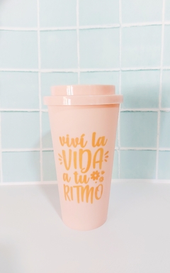 Vasos térmicos altos con frases - ALL FOR YOU Y LE