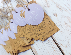 Etiqueta kraft + circulo - comprar online