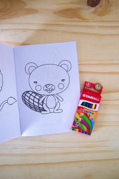 CUADERNO NIÑOS PARA PINTAR + LÁPICES en internet