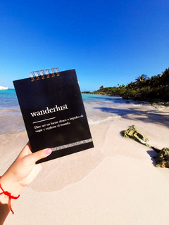 Bitácora de viaje - Wanderlust significado (Black) - comprar online